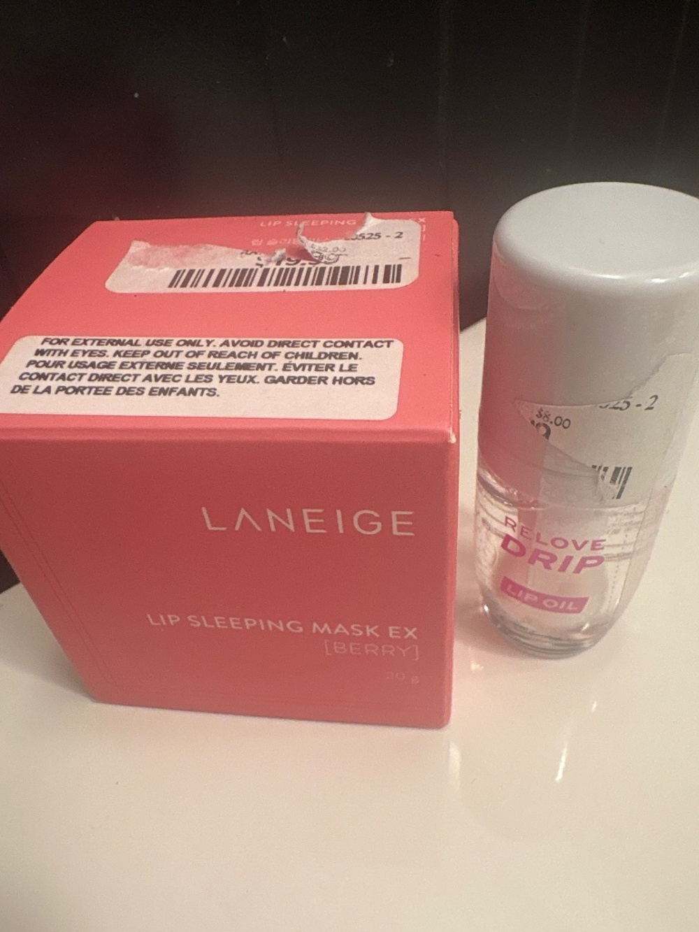 LANEIGE Lip Sleeping Mask Ex(BERRY)  RELOVE DRIP IT LIP OIL